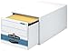 Bankers Box® 003121 Stor/Drawer Steel Plus, White/Blue, Letter