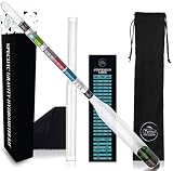 Chefast Hydrometer Kit for Wine, Beer, Mead and Kombucha - Combo Set of Triple-Scale Alcohol Hydrometer, Cleaning Cloth, and Storage Bag - ABV, Brix and Gravity Tester - Home Brewing Supplies