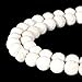 BRCbeads Howlite Natural Gemstone Loose Beads 8mm Matte Round Crystal Energy Stone Healing Power for Jewelry Making