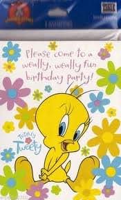 Tweety Bird Invitations 2