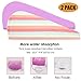 Microfiber Hair Towel Wrap, Quick Dry Hair Wrap Towels - Hair Drying Towels Turban for Wet Hair, Absorbent Hair-Drying Towel Wrap for Women Girls (Rainbow + Purple, 2 Pack)
