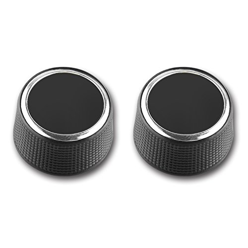 ROCCS 2x Rear Radio Control Knob Audio Buttons for 2007-2013 Chevrolet Chevy GMC Tahoe Silverado Acadia Sierra Denali Yukon GM 22912547