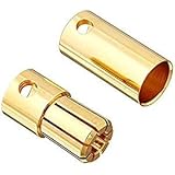 20 pairs 6.5mm gold bullet Banana connector plug for RC Lipo battery