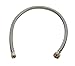 Fluidmaster B1F30 Faucet Connector, Braided Stainless Steel - 3/8 Female Compression Thread x 1/2 F.I.P. Thread, 30-Inch Length