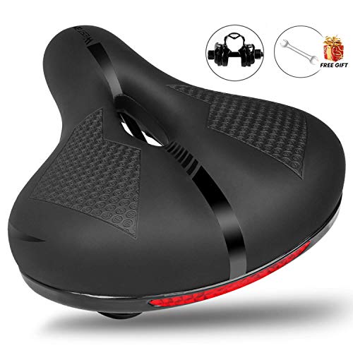 Comfortable Bike Seat, Soft Memory Foam Padded Bike Seat Waterproof