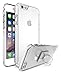Style4U iPhone 6S Case, iPhone 6 Case, Scratch Resistant Shock Absorbent Slim Clear Back TPU Bumper Case Cover for Apple iPhone 6S / 6 with 1 Ring Holder Kickstand [Clear]
