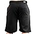 Monsta Clothing Co. Men's Workout (Embrace Pain) Gym Sweat Shorts (G:BK-A:WT/GY) Black/Grey