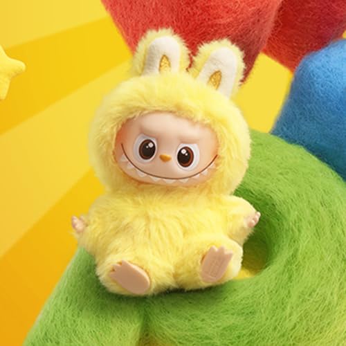 POP MART THE MONSTER PIN FOR LOVE SERIES - Vinyl Plush Pendant Blind Box (N-Z) Labubu Doll 1PC Random Keychain Collectible Charm Creative Art Figure Decor, Ideal Gifts for Birthday Holiday