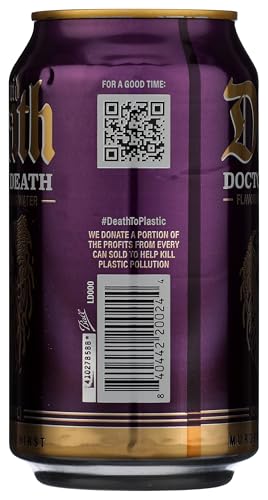 LIQUID DEATH DOCTOR DEATH SPARKLING WATER, 12 FZ