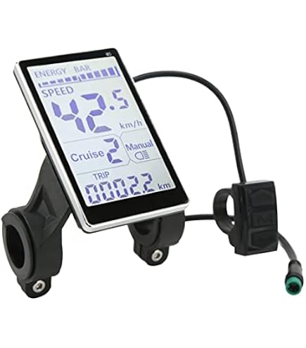 Écran LCD NC-81F Pour VAE – Compteur De Vitesse, Kilométrage, étanche, Noir