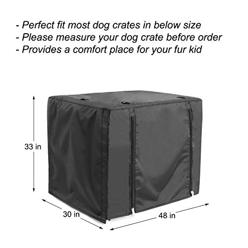 Durable Dog Crate Cover Double Door for Large pet Cover Kennel Covers