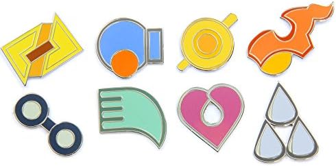 Pokemon Gym Badges: Gen 3 - Hoenn League (Iron)