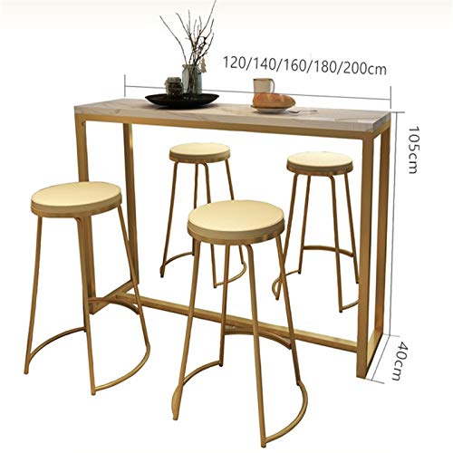 DYecHenG Bartisch Wohnzimmerbartisch Einfache Moderne Haus Wall Bar Partition Lange Tabelle High Table für Wohnzimmer… – Bild 3