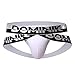 Two Pairs of Dominik Cotton Jockstraps Underwear, Mens (M, White)