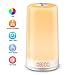 Elfeland Wake Up Light, Sunrise Simulation LED Alarm Clock,Digital Alarm Clock,Touch Control,5 Natural Sounds,Snooze, 256 Color RGB Mode,3 Brightness Bedside Lights for Kids Adults