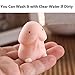 efoot 5PCS Funny Ding Ding Squishies,Novelty Squishy Toy Super Soft Slow Rising Stress Relief Novelty Squeeze Squishy Toy for Christmas' Birthday Party Gag Gifts