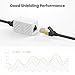 UGREEN RJ45 Coupler Ethernet Extender Connector 5 Pack Inline Coupler Cat7 Cat6 Cat5e Ethernet Cable Adapter Female to Female White