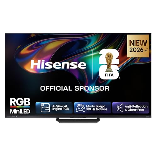 85UR8S - RGB MiniLED Smart TV 85 Pulgadas, Hi-View AI Engine RGB, Modo Juego 180 Hz Nativos, Anti-Reflection & Glare-Free, Sonido Envolvente 2.1.2, IMAX Enhanced, Dolby Vision IQ, HDR10+