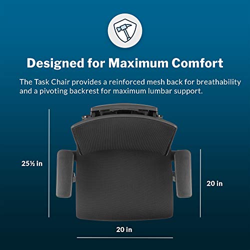 Vari Task Chair (VariDesk) Adjustable Office Chair with Armrests and