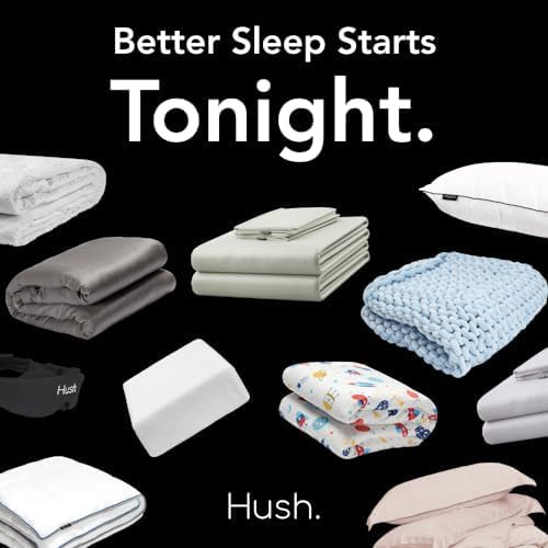 Hush Hybrid Cooling Pillow | Adjustable Loft Memory Foam + Vegan Down | Iced Bamboo Cooling Cover for Hot Sleepers | Custom Comfort for All Sleep Positions | Proudly Canadian