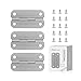AIEVE Cooler Hinges for Igloo Cooler, 3 Pack Cooler Hinge Replacements Set with Screws, Heavy Duty & Hard to Break Stainless Steel Ice Chests Hinges, Cooler Accessories, Designed for Long-Term Use