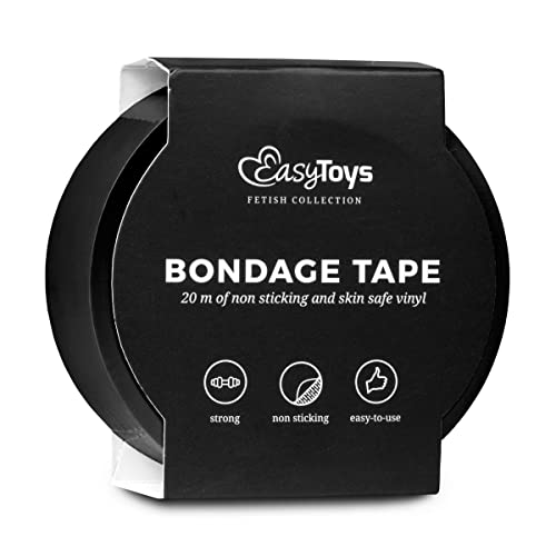 EasyToys Fetish Collection Black Bondage Tape, Black