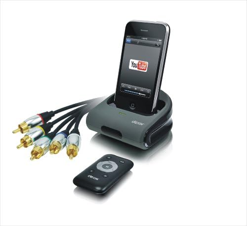 DEXIM DRA022  AV Dock Station with Remote Control For IPhone 3GS/3G/iPod Touch/iPod