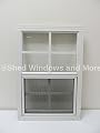 Shed Windows 14" X 21" White Flush Mount, Playhouse Windows, Chicken Coop Windows