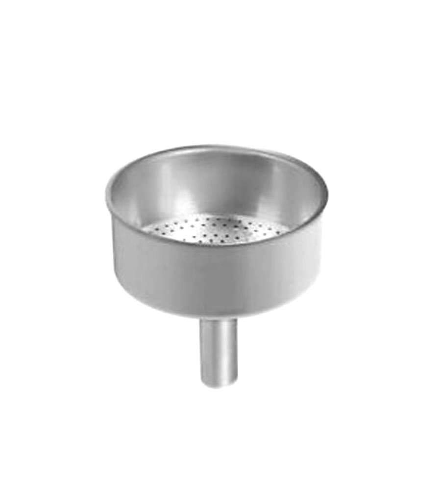 Bialetti 0800504 Blister Funnel, Stainless Steel, Stainless Steel, 12 x 9 x 19 cm