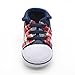 Voberry® Prewalker Infant Sweet Canvas Sneaker Anti-skid Soft Shoes Trainer (0~6 Month, Blue)