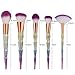 YJYdada New Arrival 10Pc Mermaid Foundation Eyeshadow Contour Eye Lip Makeup Brushes Set