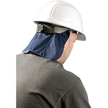 3PCK-Miracool Hard Hat Pad With Shade - Cooling Lasts for Hours - Re-Usable - NAVY