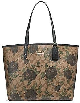 coach reversible camo tote