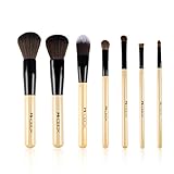 Mikobox 7 Piece Premium Makeup Brush Set Cosmetics Foundation Power Blush Eye Smudge Eyeshadow Eyebrow and Lip brush Combo Kit MB-20