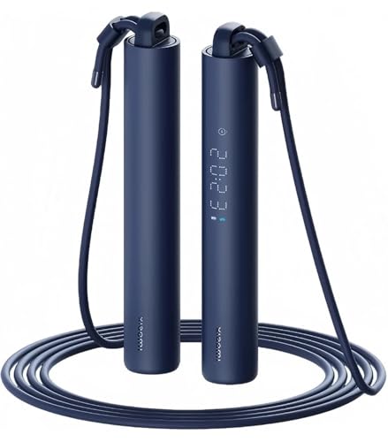 Xiaomi Smart Jump Rope – Präzises Tracking, Kabellos & Kabelgebunden, Smartes Display, Fitness-Analysen, Bluetooth 5.0, USB-C, Leicht & Kompakt