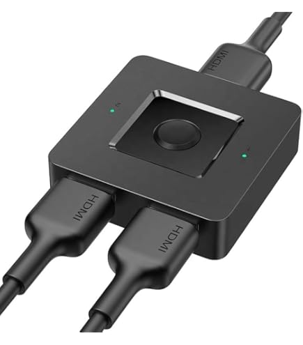 HDMI 2.1 Switch Splitter 8K@60Hz / 4K@120Hz – Bidirectioneel, Aluminium, 2 In 1 Uit Of 1 In 2 Uit, Ondersteunt 48 Gbps, HDCP 2.3, Voor PS5/Xbox/HDTV 1 miniatura