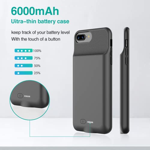 Battery Case for iPhone Plus/7 Plus/6s Plus/6 Plus, 7000mAh