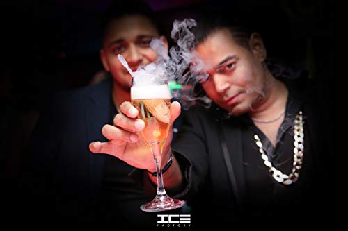 Icicle 50-Pack Drink Stirrer Swizzle Sticks for Smokey Drinks (Use with Dry Ice)