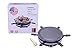 King of Raclette 2 IN 1 ROUND Party BBQ Grill with Temperature Control & Safety Indicator Electric Nonstick BBQ Indoor Grill / Outdoor Grills for up to 6 People