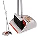 Broom and Dustpan/Dust Pan and Broom Combo Set with Long Handle for Upright Sweep Lobby Office House Kitchen Industry Floor Sweeping 40.5