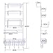 MyLifeUNIT Refrigerator Side Storage Rack for Kitchen Storage Wrap Rack Organizer