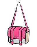 Leegoal 3D Jump Style 2D Drawing From Cartoon Paper Bag ,Pink