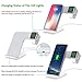 Maxjoy Wireless Charger for iWatch, 2 in 1 Wireless Charger Stand, Qi Fast Wireless Charger Dock, Compatible for iPhone Xs/X /8 Samsung Galaxy S9/S9+/S8/S8+/S7/Note 8 Note 5, White
