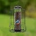 FORUP Caged Tube Feeder, Squirrel Proof Wild Bird Feeder, Outdoor Birdfeeder with Large Metal Seed Guard Deterrent for Large Birds