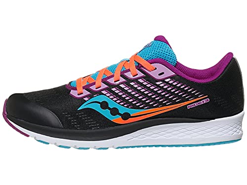 Saucony Scarpe Ginnastica Bambina - Ride 13 Black/Pink- 35 EU | Prezzo.it
