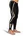 Skins A200 Men's Thermal Compression Long Tights, Small, Black/Yellow