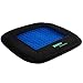 Sojoy Gel Seat Cushion for Long Sitting Cooling Gel Seat Cushion for Office Chair Breathable Chair Cushion for Pressure Pain Relief (18x17x2,Black)