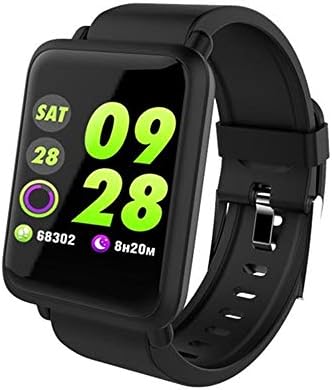 防水スマートブレスレット-強化ガラス表面、ディープIP67防水-音楽付きタッチスクリーン-アクティビティトラッカーモニター-AndroidおよびIOS用
