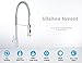 Pull Down Spring Sprayer Kitchen Faucet Single Handle Lead-free Faucet Fingerprint Resistant Seal Commercial Chrome Faucets