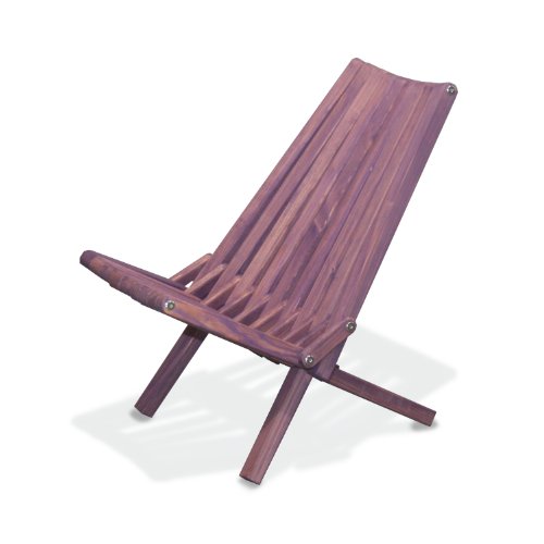 GloDea X36 Natural Lounge Chair, Purple Berry